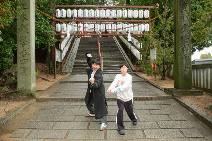 桃太郎のチームにはモデルが実在した！？　勝運が上がる吉備津神社にてランパンプスが合格祈願！