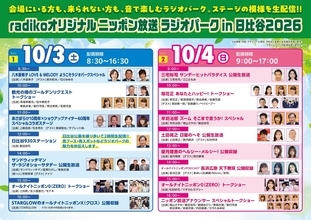 radikoオリジナルチャンネルで生配信！限定コンテンツも！『ニッポン放送 ラジオパーク in 日比谷2026』