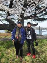 森永卓郎「桜、見てやったぜ！」　昨年末、医師に「来年の桜は見られない」と宣告されたが、花見を実現！