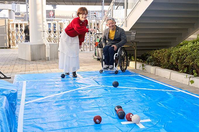 『Road to Dream パラアスリート』公開収録イベント開催　体験会ブースでは子どもたちがボッチャを楽しむ