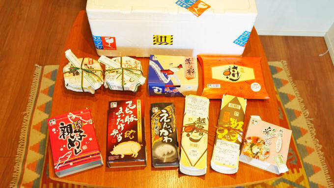 新津駅「えんがわ押し寿司」(1200円)～「駅弁の通信販売」を楽しもう！ 我が家で旅気分！(vol.3神尾弁当部編)