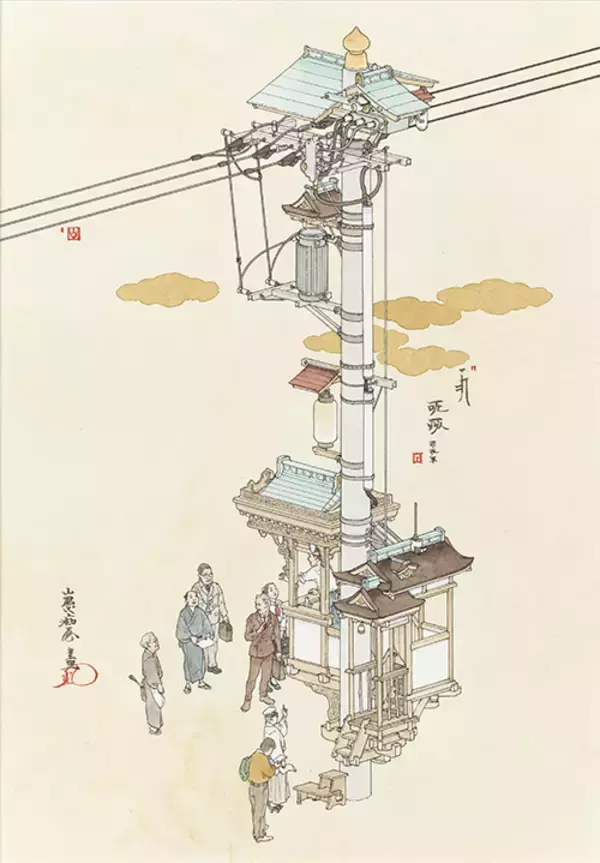 「日本初の「電線絵画展」～なぜいま電線・電柱にスポットを当てたのか」の画像