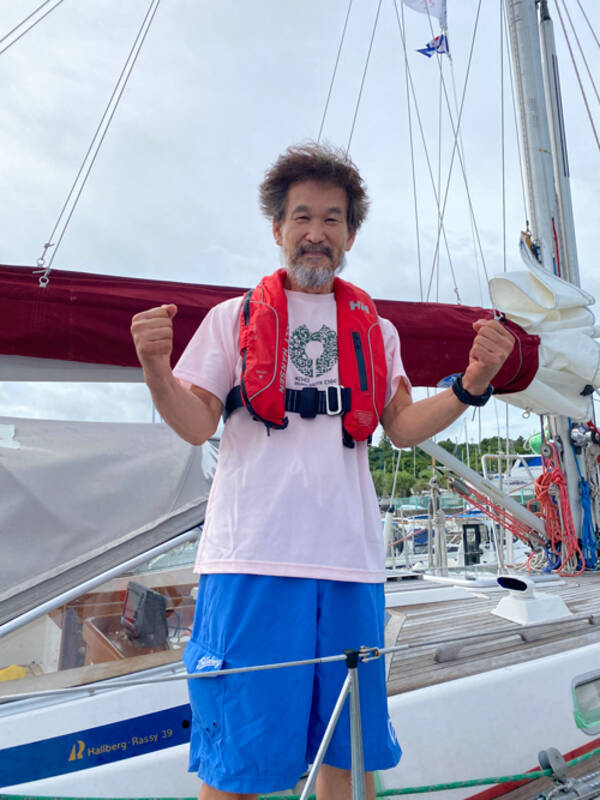 辛坊治郎、ヨットで無事に日本に帰還「帰ってきましたー！」　太平洋“往復”横断に成功！
