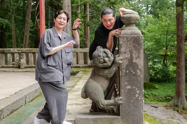 「唱文「サイギサイギ」とは！？　津軽のお山信仰が息づく岩木山神社でランパンプスが合格祈願！」の画像