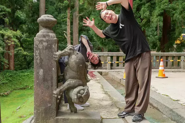 「唱文「サイギサイギ」とは！？　津軽のお山信仰が息づく岩木山神社でランパンプスが合格祈願！」の画像