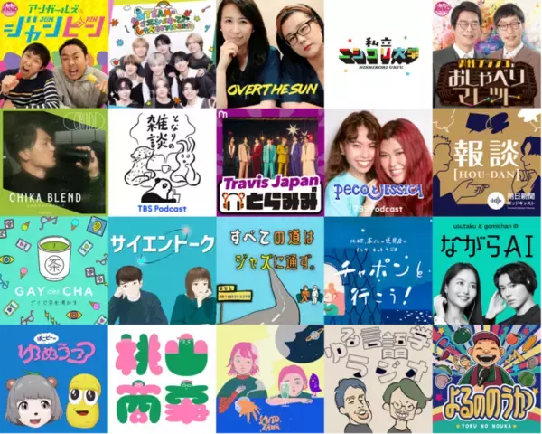 “今、絶対に聴くべきポッドキャストを見つけよう” 「第7回 JAPAN PODCAST AWARDS」 一般投票による一次選考を通過した作品が決定！