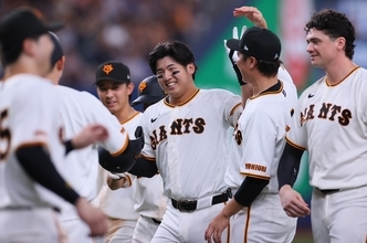 巨人・石塚裕惺、サヨナラ犠飛！田尾氏「ミートしやすいスイング」、「数字を上げていく秘訣になるかも」