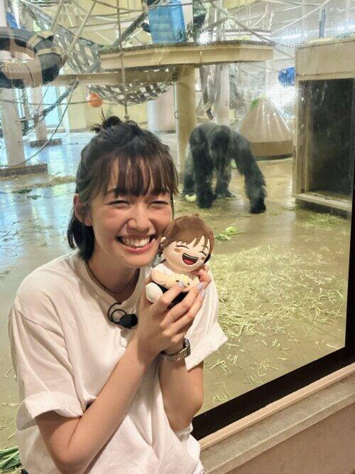佐藤栞里、憧れの”イケメン”と対面 『オーラが違う』と大興奮 名古屋・東山動植物園でスペシャルアニマルトークにも参加