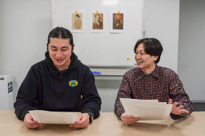 受験生の時間を守れ！　「教科書の偉人落書き選手権」3本勝負でランパンプスが対決！