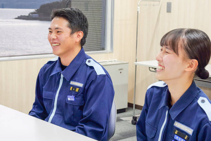 日本の海を守る！　『海猿』に憧れた二人の海上保安大学校の学生にランパンプスがインタビュー！