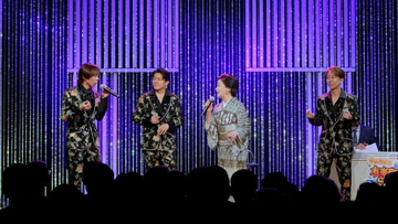 島津悦子、自ら選曲した昭和の名曲『ふたりの大阪』をLAST FIRSTとしっとりデュエット「ドキドキしました（笑）」