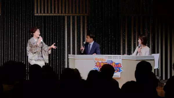 「島津悦子、自ら選曲した昭和の名曲『ふたりの大阪』をLAST FIRSTとしっとりデュエット「ドキドキしました（笑）」」の画像