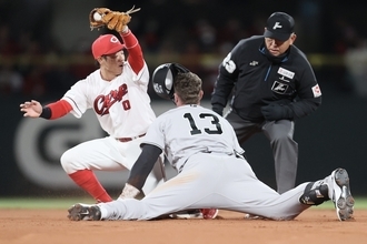 巨人・キャベッジ、二塁を狙うも…天谷氏「アグレッシブさはすごく大事なんですけど…」