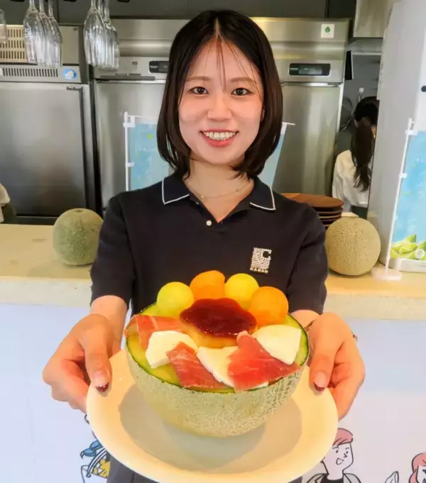 「「いばらきメロンカフェ2026」連日大盛況　イバラキングの魅力をアピール」の画像
