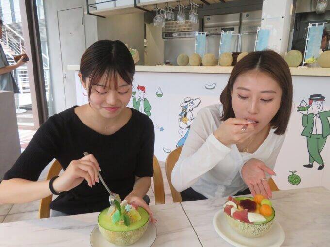 「いばらきメロンカフェ2026」連日大盛況　イバラキングの魅力をアピール