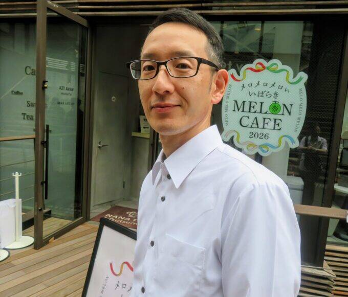 「いばらきメロンカフェ2026」連日大盛況　イバラキングの魅力をアピール
