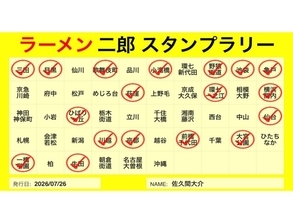 「えぇ〜いつ来たのぉ〜」佐久間大介、自身のスタンプラリーカードを公開！ 全国から「待ってます」の声