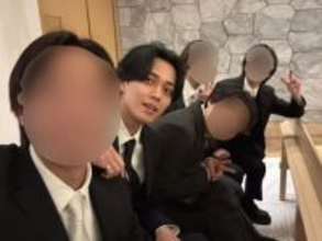 「え？！ 二次元ではないの？」キンプリ永瀬廉、親友の結婚式に参列「新郎の友達におったら気絶するて」