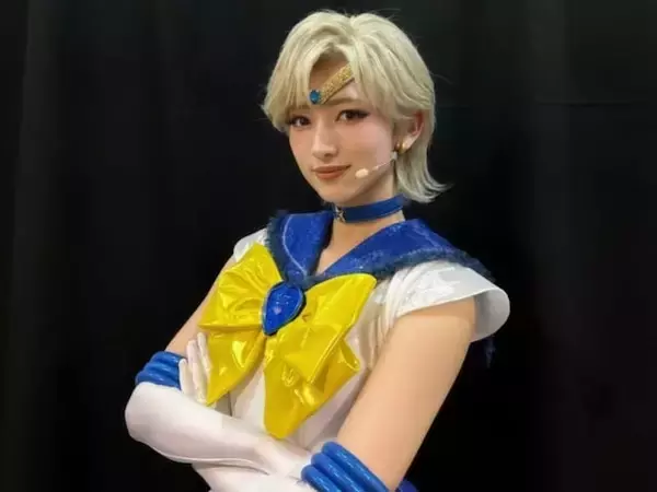 「「あまりにも美しい」梶川愛美、美しいセーラー戦士姿公開！ 「ウラヌスのイメージにピッタリ」「綺麗」」の画像