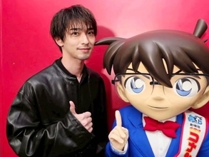 「耳福です」横浜流星、声優初挑戦でコナンとのツーショットを披露！ 「髪型がコナン君ぽくなってる」