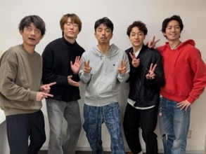 「白目うま」井ノ原快彦、“全員白目”の事故画ショットに反響「レベルが高い」「アイドルちゃうんかいな」