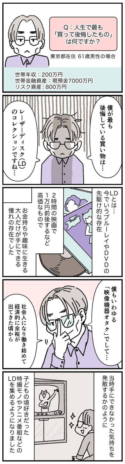 【マンガ】61歳・資産7800万円男性の「1000万円以上かけてゴミになった」コレクション