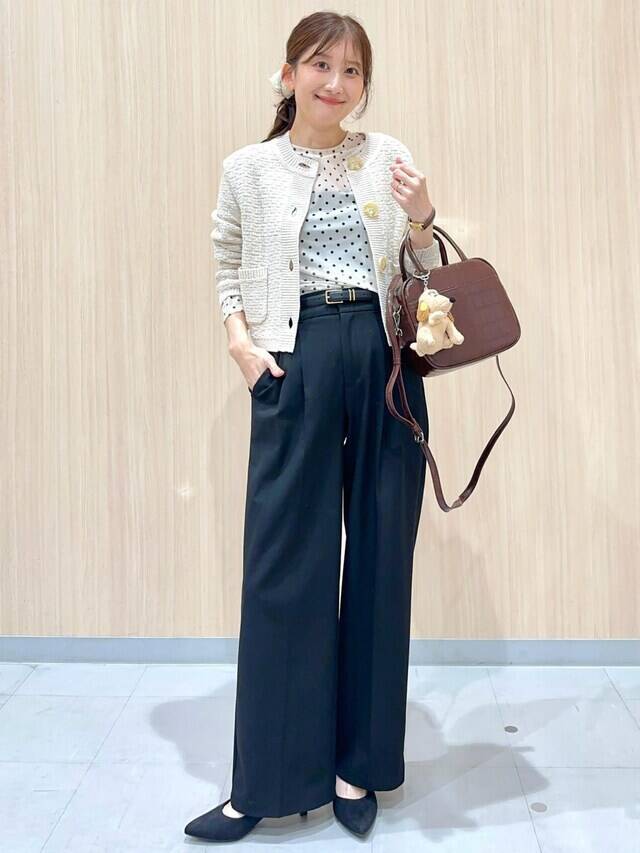 【GU】2990円なのに高見え！ ジャケット感覚で羽織れる「ツイード風カーデ」でつくる大人の秋コーデ