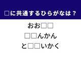 「【ひらがなクイズ】荒れた海や理科の実験に共通する2文字は？ 1分以内で挑戦しよう！」の画像1
