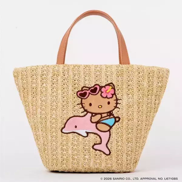 「【付録】「HELLO KITTY かごバッグ」が付いてくる！ 予約必須の『HELLO KITTY かごバッグBOOK pink dolphin ver.』は6月25日発売」の画像