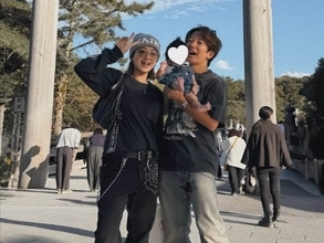 「体型戻すの早い」みちょぱ、家族3人での結婚記念日ショット！ 「ちょっとワイルドなファミリー最高」