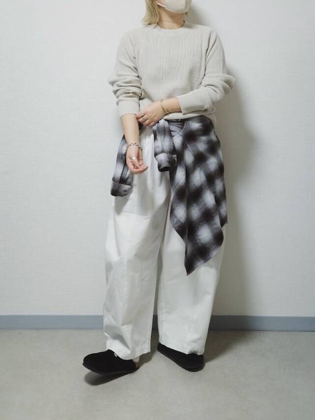 ALL3000円以下【無印良品】ゆったりメンズニットが優秀「大人のきれいめカジュアルコーデ」3選