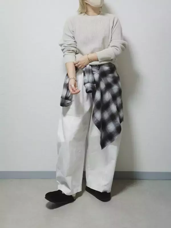 「ALL3000円以下【無印良品】ゆったりメンズニットが優秀「大人のきれいめカジュアルコーデ」3選」の画像