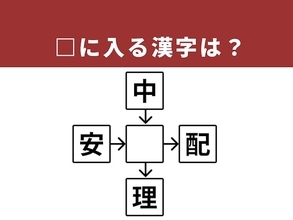【漢字クロスワードパズル】分かるとすっきり！ □に入る漢字は？ 「目に見えない大切なもの」がヒント