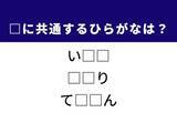 「ヒントは圧倒的パワー！ 3つの空欄に共通する“ひらがな2文字”を当ててみよう」の画像1