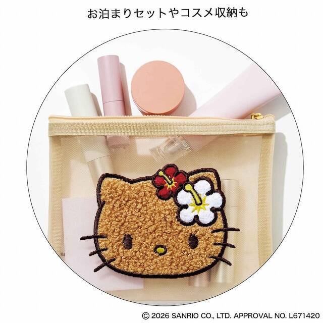 日焼けハローキティ付録が今年も登場！「日焼け サンリオキャラクターズ夏盛り3点セット」が付いてくる！ 予約必須の『sweet 2026年8月号』は7月10日発売