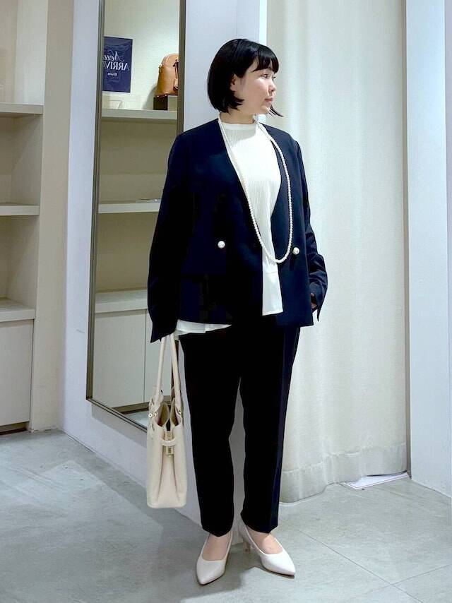 セレモニー以外でも着まわしOK！卒入学式におすすめの「40代のセレモニーコーデ」3選