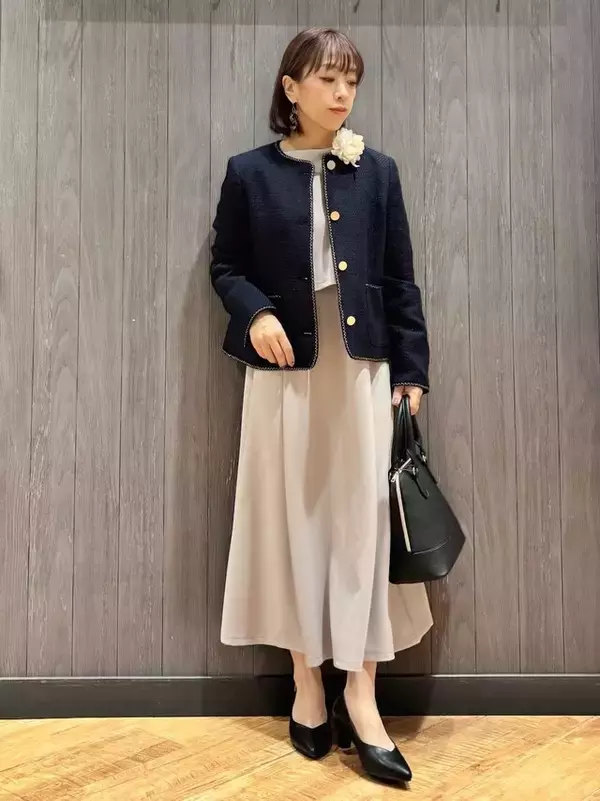 「セレモニー以外でも着まわしOK！卒入学式におすすめの「40代のセレモニーコーデ」3選」の画像