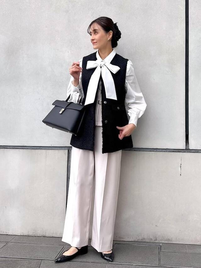 セレモニー以外でも着まわしOK！卒入学式におすすめの「40代のセレモニーコーデ」3選