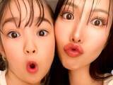 「「お母さんそっくり」紅蘭、美人娘との顔出し“超密着”ショット公開「お世辞なしで、姉妹に見えます」」の画像1