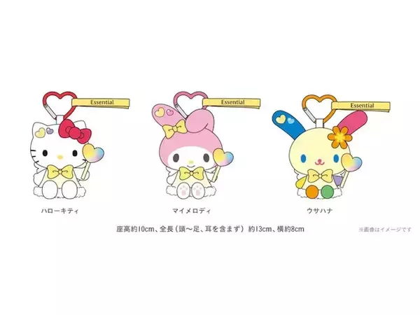 「7月18日から数量限定！ キティ、マイメロ、ウサハナがまさかの天使姿に！ 「サンリオ×エッセンシャル」のヘアケアアイテム5種」の画像