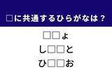 「【ひらがなクイズ】解けると快感！ 空欄に共通するひらがな2文字は？ ヒントは雨の音」の画像1