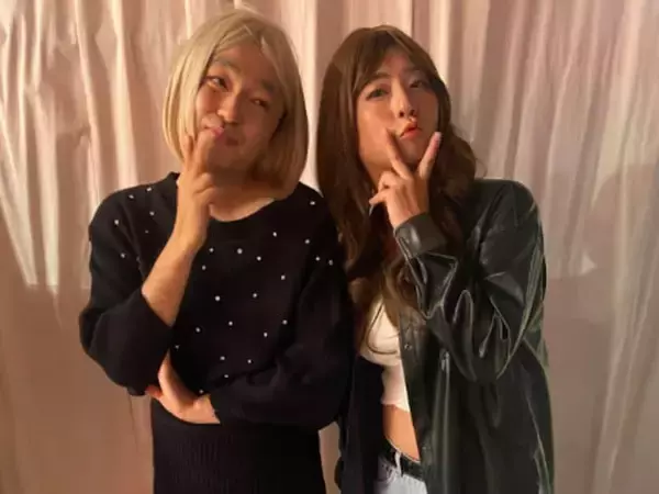 「似合いすぎてる」M-1王者、コンビでの女装ショットに反響！ 「きむらさんみたいなギャルほんまおる」