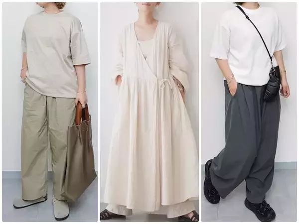 【無印良品】暑い夏でも涼しく着られる！ 40代向け「夏のおしゃれカジュアルコーデ」3選