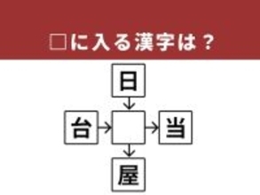 【漢字クロスワードパズル】解けるとすっきり！ □に入る漢字は？ なじみ深い存在がヒント