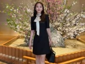 「めちゃ可愛く撮れてます」近藤千尋、夫・ジャンポケ太田撮影のおめかし美脚ショット！ 「度肝抜かれました」