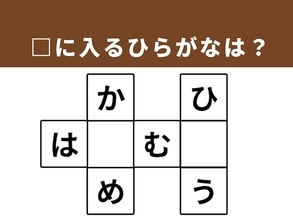 【クロスワードパズルクイズ】1分でストレス解消！ 空欄に共通する2文字は？ 結婚式にまつわる言葉がヒント