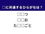 「【ひらがなクイズ】解けるとすっきり！ 空欄に共通する2文字は？ ヒントは湧き出るエネルギー」の画像1