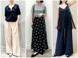 「大きめの水玉が大人かわいい！【GU】2990円「ドットスカート」でつくる40代の洗練夏コーデ」の画像4