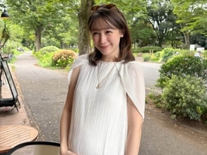 「だいぶ大きくなりました」藤井サチ、第1子妊娠後期の姿を披露！ 藤田ニコルも「はやすぎるー」と反応