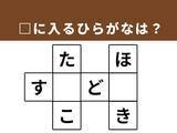「1分でストレス解消！ 空欄に共通する2文字は？生活に身近な言葉がヒント【クロスワードパズルクイズ】」の画像1